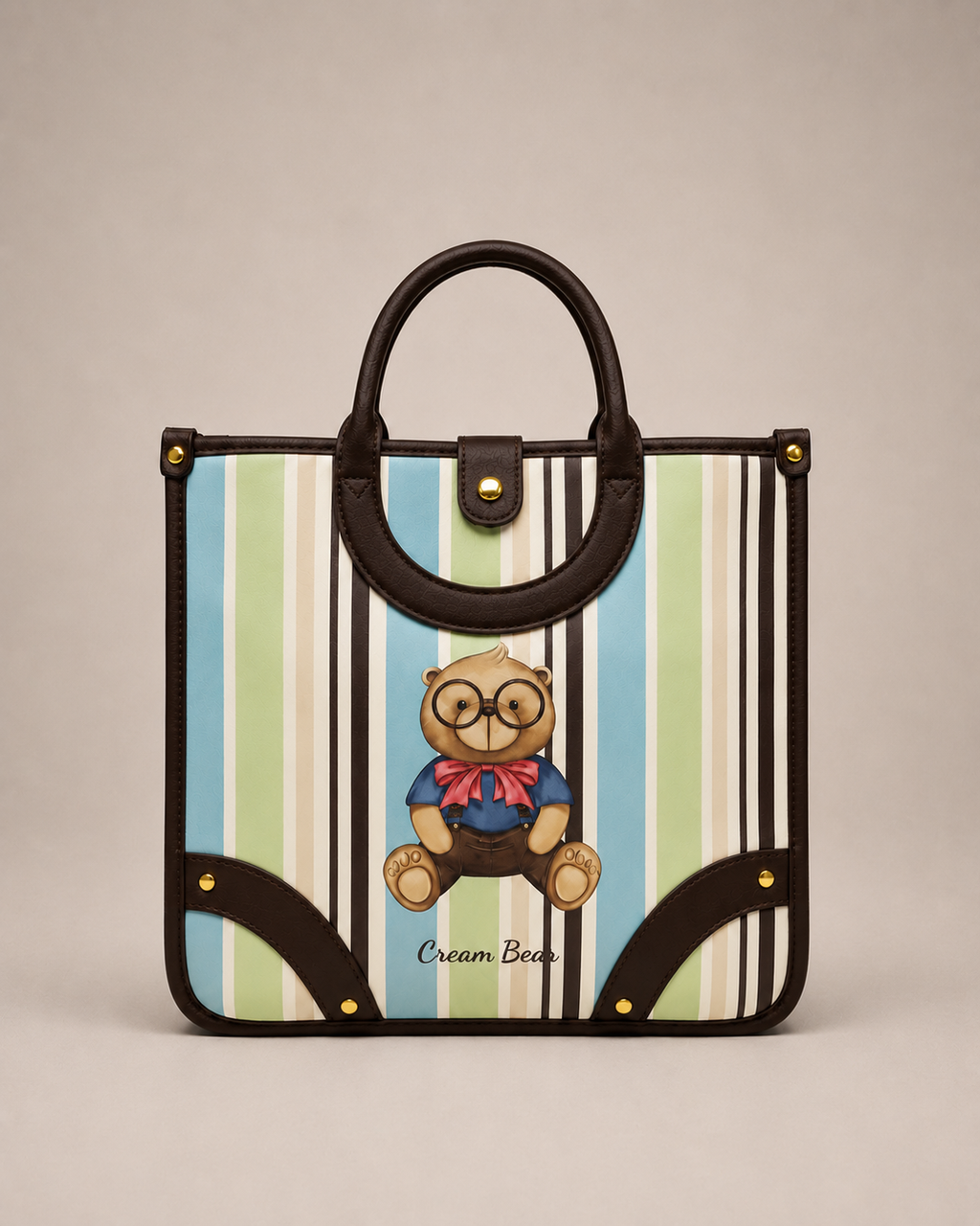Royal Bear Heritage Stripe Tote