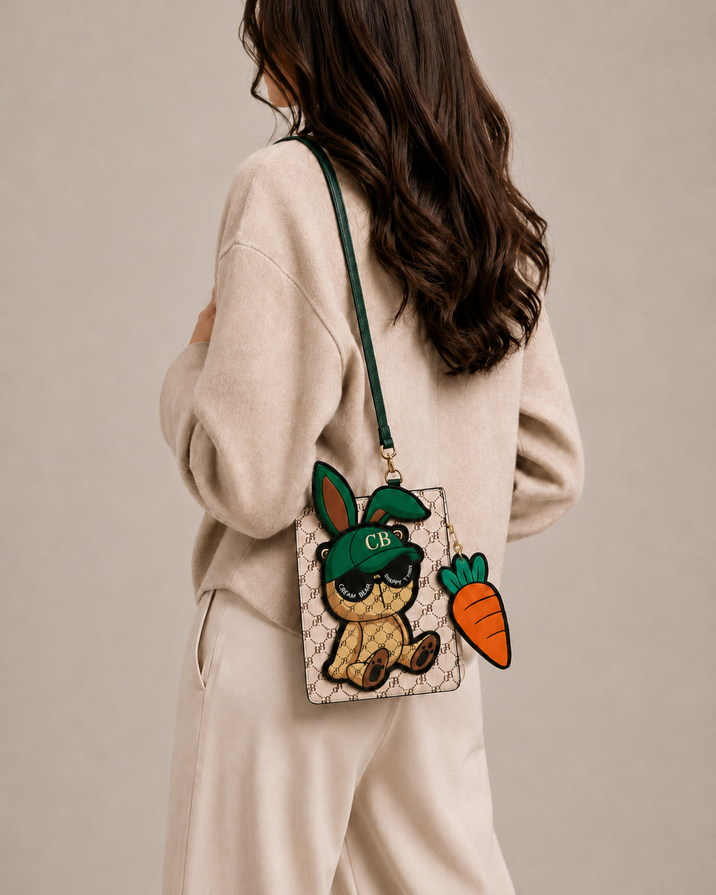 Royal Bear Bunny Crossbody