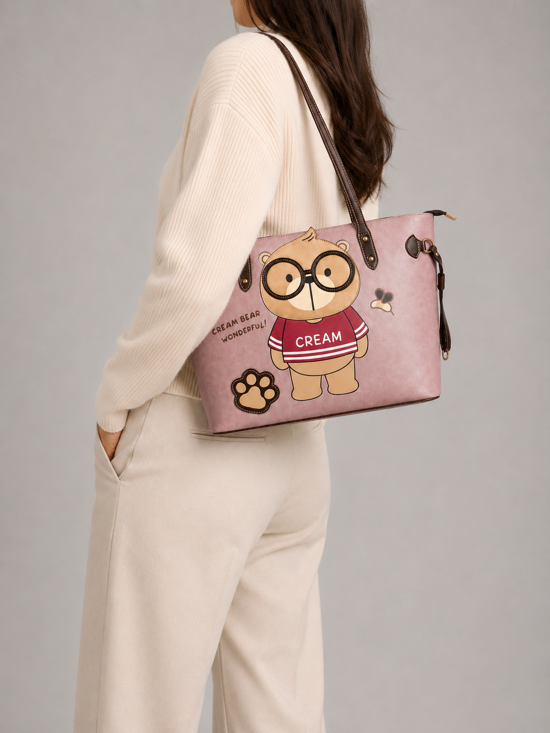 Royal Bear Rosé Tote