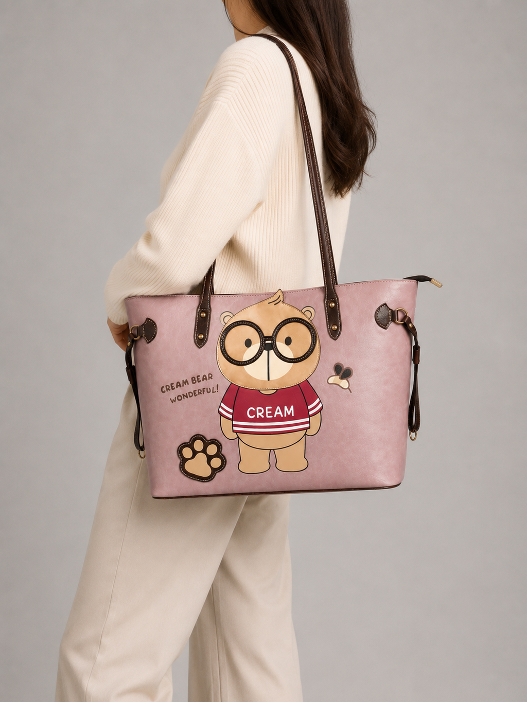 Royal Bear Rosé Tote