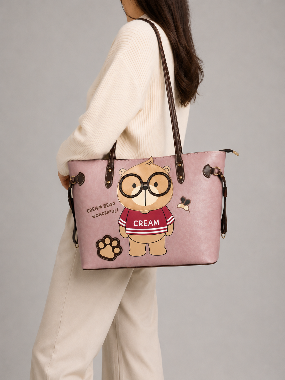 Royal Bear Rosé Tote
