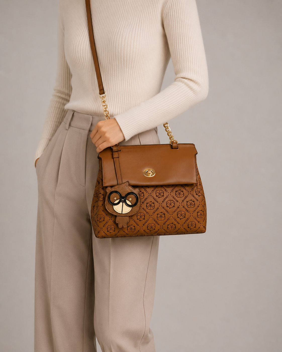 Royal Bear Heritage Monogram Tote