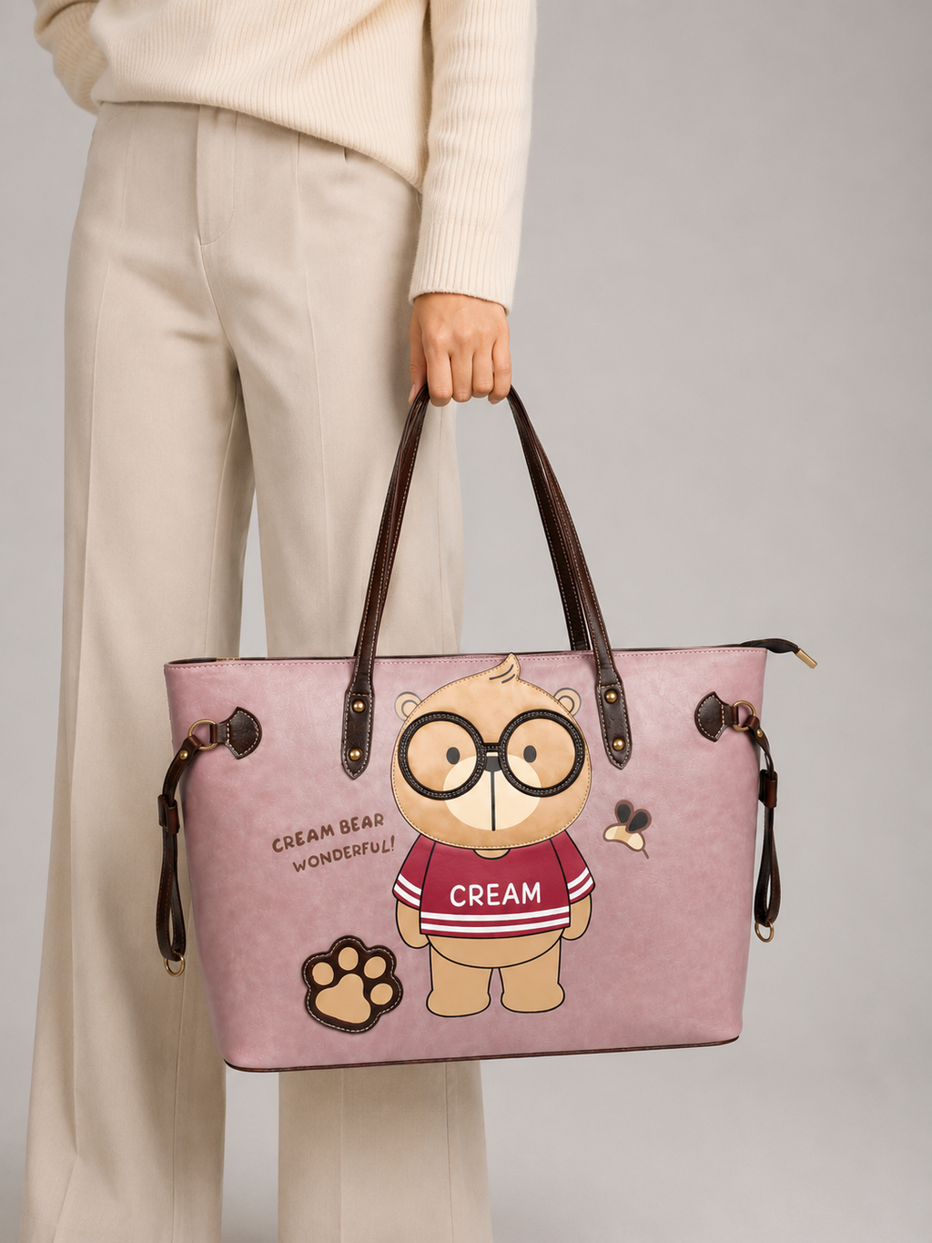 Royal Bear Rosé Tote