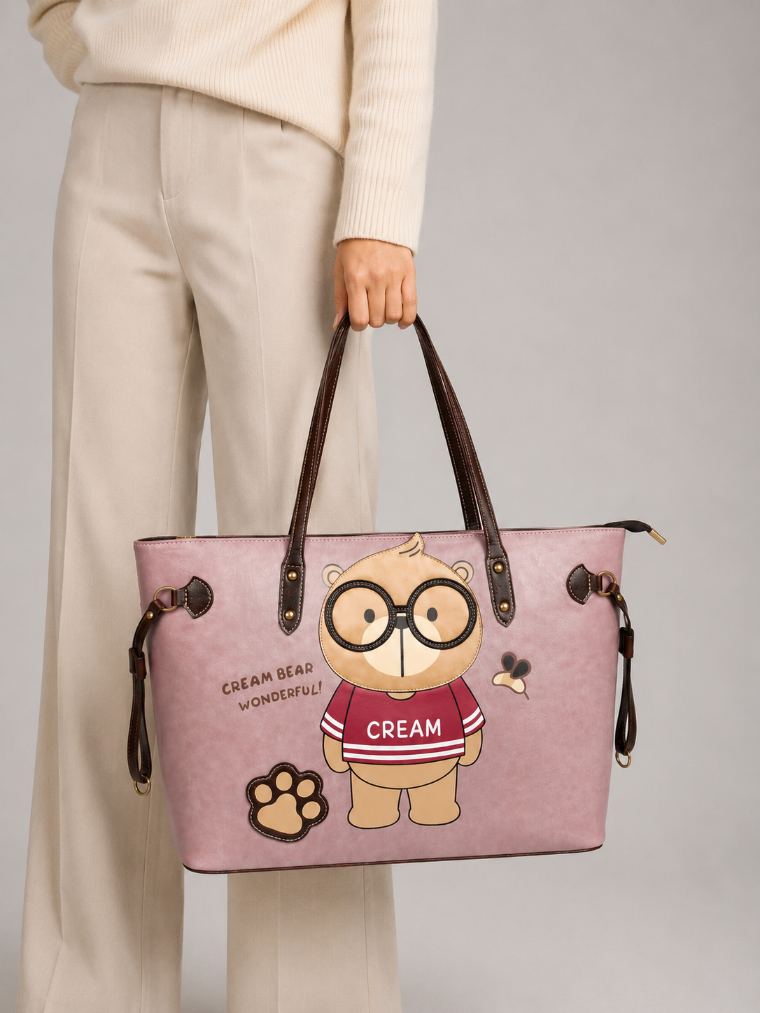 Royal Bear Rosé Tote